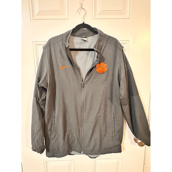 Clemson Embroidered Nike Performance Jacket Size Large - Picture 1 of 4